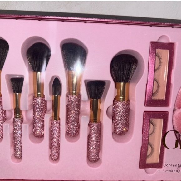✨️💕 Blush Glitz & Glam | 30pc Essentials Collection Brush Set pink ✨️💕 - Picture 5 of 9